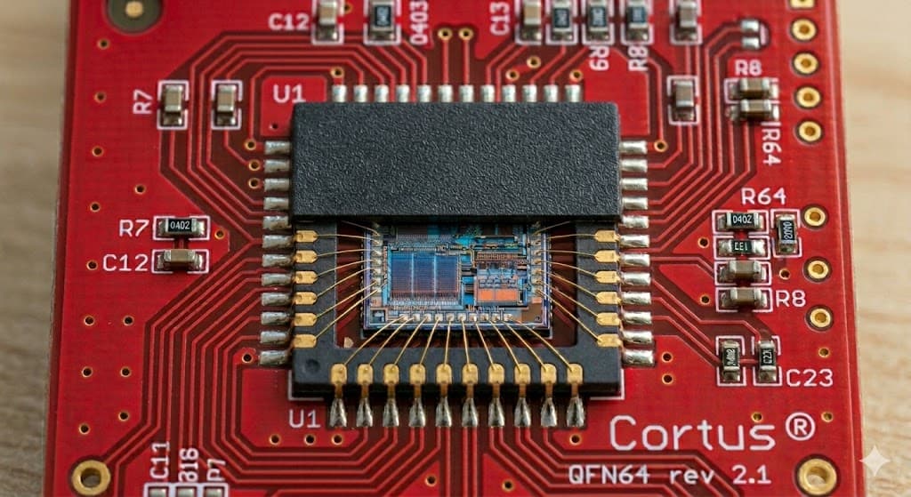 Exposed silicon die